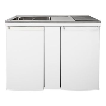 Eldhúskrókur með ísskáp og keramik helluborði Intra CUL 1200L