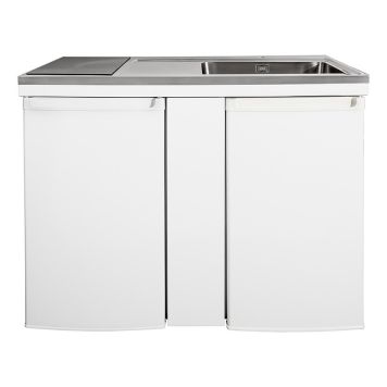 Eldhúskrókur með ísskáp og keramik helluborði Intra CUL 1200R