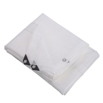 Segldúkur með striga 140g/m² 4x6m 24m² hvítur