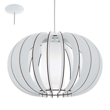 Hangandi ljós E27 Stellato 2 Ø40x130cm Opal hvítt