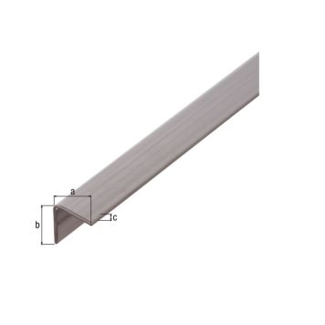 Vinkill ryðfrítt stál 20x20x1,5 mm 1 m