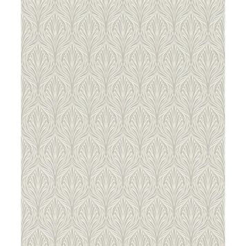 Veggfóður öldur 10mx53 cm beige