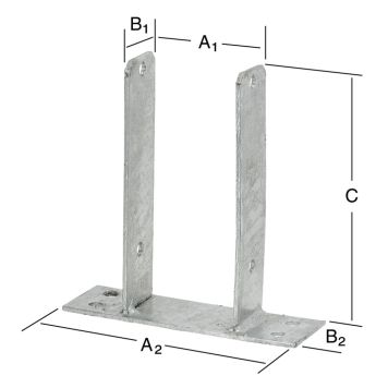 Súluskór 101x190x200mm Vormann galv.