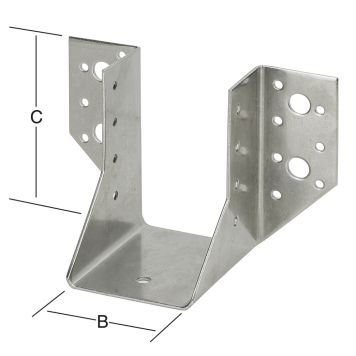 Bjálkaskór 80x120mm Vormann galv.