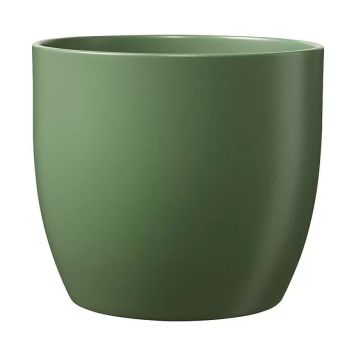 Blómapottur Basel Fashion Ø8cm matt grænn