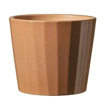 Blómapottur Barista Cappuccino Ø21cm brúnn