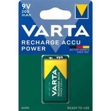 Rafhlaða 9V Varta hleðslurafhlaða 2mAh