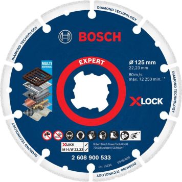Skurðarskífa demants 125mm Bosch
