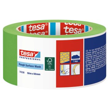 Límband fyrir gróft yfirborð 50mm x 50m Tesa RU