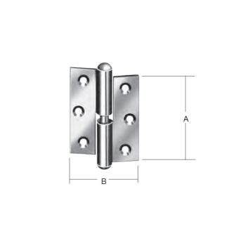 Löm 50x40mm Vormann ryðfrí