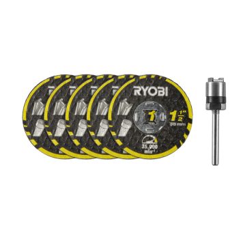 Skurðarskífu sett twist lock Ryobi RAR301-6 6 stk