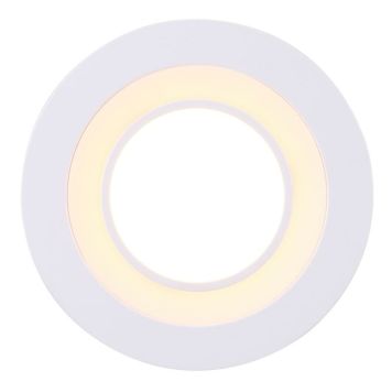 Innfeldur kastari LED Clyde hvítur dimmanlegur Ø8,2 cm