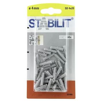 Múrtappi 4x20mm Stabilit 50stk
