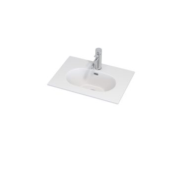 Handlaug 50x36 cm Svanholm Rendalen matt hvít