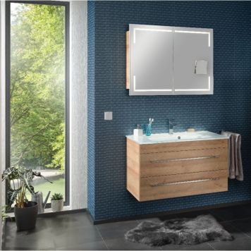 Speglaskápur Stella Lanzet 100cm viður