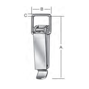 Kassaloka 110x37mm Vormann galv.
