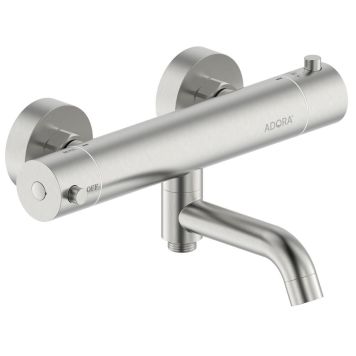 Baðtæki fyrir bað og handsturtu Adora Circum burstað stál