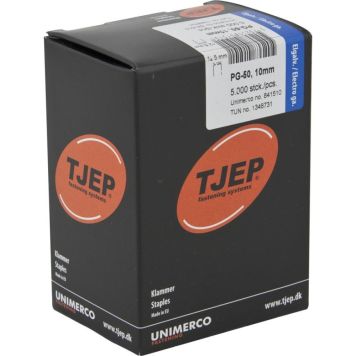 Hefti 10mm Tjep PG-50 5000stk Tjep galv