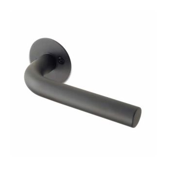 Hurðarhúnn L form Jasa Neptun mattsvart stál