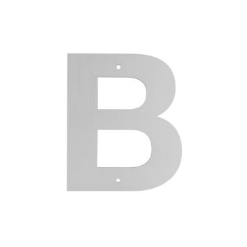 Húsnúmer bókstafur B Allux 10 cm galv.
