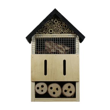 Skordýrahótel 17,5x10,5x28cm Garden Life Raw M natur