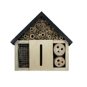 Skordýrahótel 21,5x10,5x20cm Garden Life Raw L natur