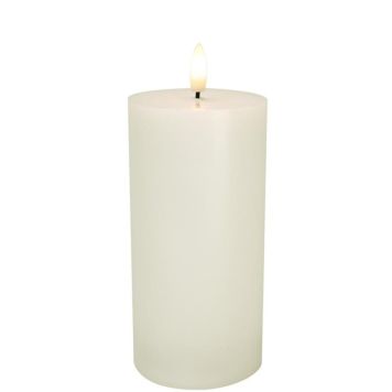 Kerti með timer LED Black:Cotton Ø7,5x15cm kampavíns