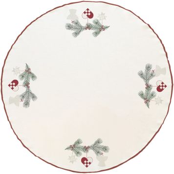 Jólatrésdúkur Ø120 cm Black:Cotton