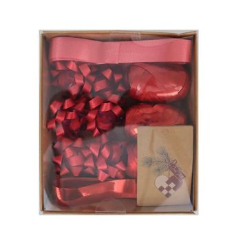 Jólapakkavörur borðar, slaufur og kort Black:Cotton