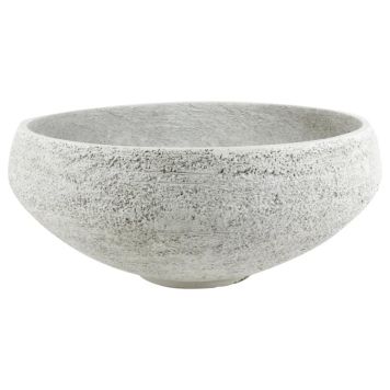 Blómapottur Ø48x20,5 cm Scan-Pot Malona beige