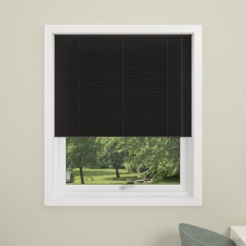 Plíseruð gardína 80x210 cm Debel London svört