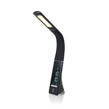 Borðlampi með klukku LED 5W Colors Halo Design