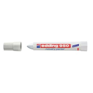 Tússpenni 10 mm hvítur Edding 950