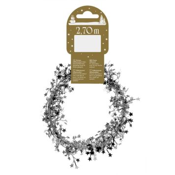 Stjörnulengja 270 cm silfurlituð