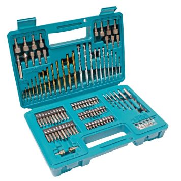 Bor og bitasett Makita 102 hlutir
