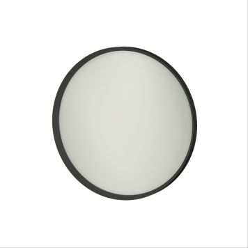 Spegill hringlaga svartur 55 cm Skärgård