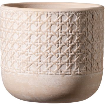 Blómapottur Vienna Ø15cm drapplitaður