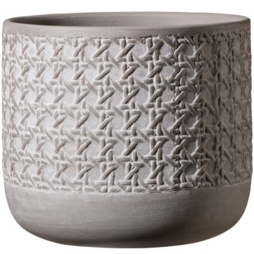 Blómapottur Vienna Ø17cm silki grár