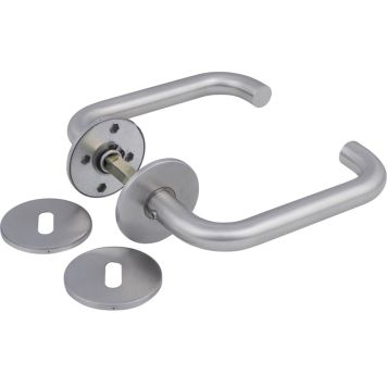 Hurðarhúnn U form með rósettum Jasa 16mm 