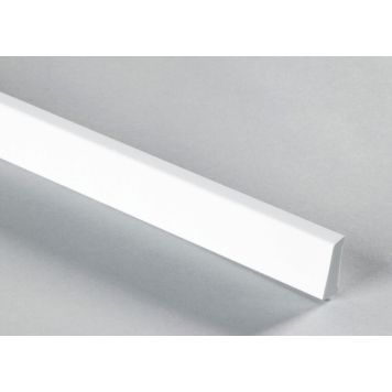 Gólflisti 3100x25x10 mm Primo hvítur