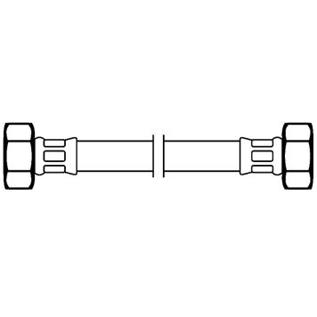 Tengislanga Diaqua DN8 Fxf 1/2"X1/2" 25cm