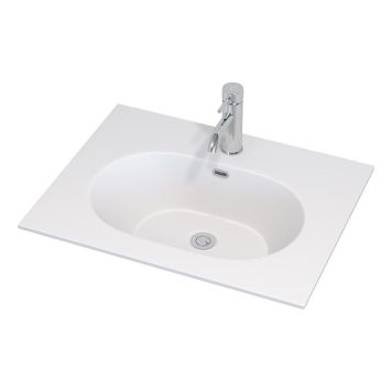 Handlaug 60x46cm Camargue Skärgård Ravnholt matt hvít