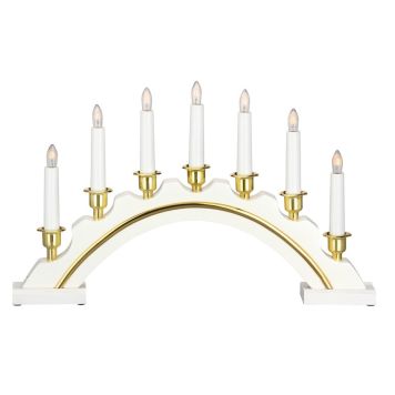 Aðventuljós 7 ljós hvítt Celine