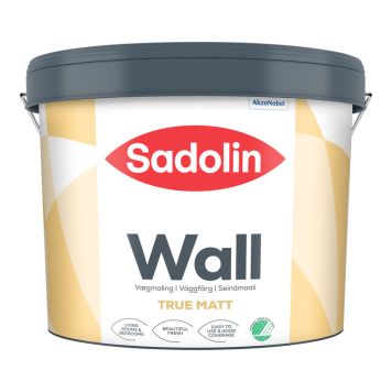 Veggmálning mött 5% 2,5L hvít Sadolin