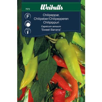 Grænmetisfræ chilli Sweet BananaWibulls