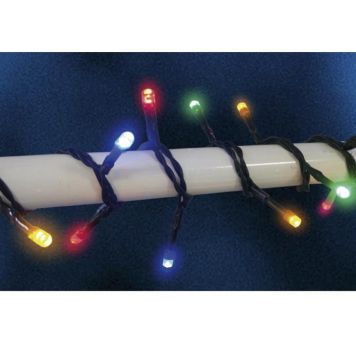 Inni jólasería rafhlöðu 120 LED stillanleg ljós Veli Line