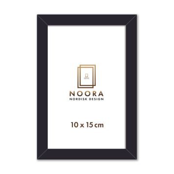 Myndarammi 10x15 cm Noora fura svartur