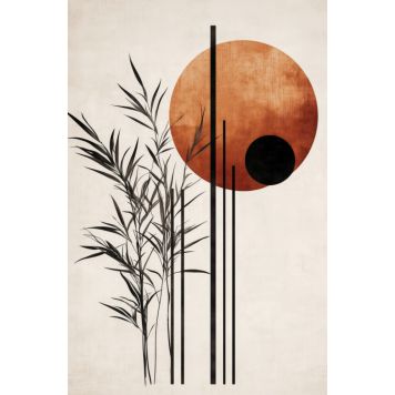 Hljóðvistarmynd abstrakt 800x1220x20 mm InEx