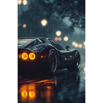 Hljóðvistarmynd sportbíll 800x1220x20 mm InEx