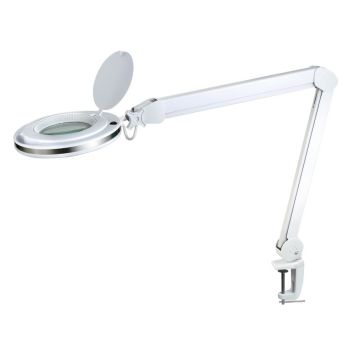 Föndurljós með stækkunargleri LED Magni 8W 76cm hvítt